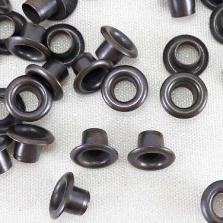 Oczka mosiężne, nierdzewne 5mm/1000szt beż 5399 - 28080