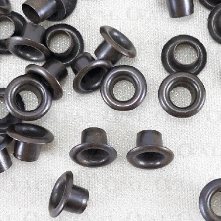 Oczka mosiężne, nierdzewne 5mm/1000szt beż 5399