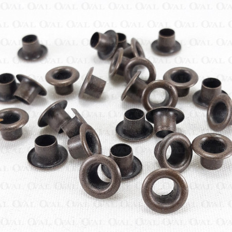 Oczka mosiężne, nierdzewne 5mm/1000szt  5400