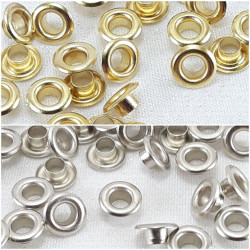 Oczka mosiężne, nierdzewne 4mm/200szt 2801 Oczka mosiężne, nierdzewne 4mm/200szt 2801
