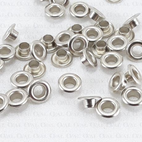 Oczka mosiężne, nierdzewne 4mm/200szt  2801