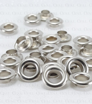 Oczka stalowe 6mm/1000szt krótkie 5404