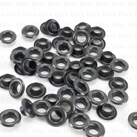 Oczka mosiężne, nierdzewne 5mm/1000szt krótkie 5405