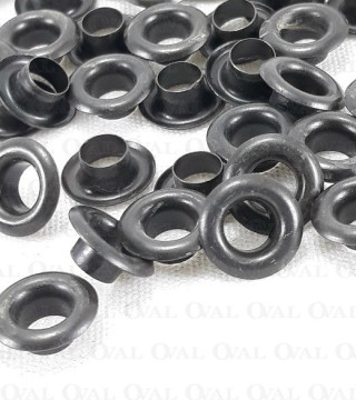 Oczka mosiężne, nierdzewne 5mm/1000szt krótkie 5405