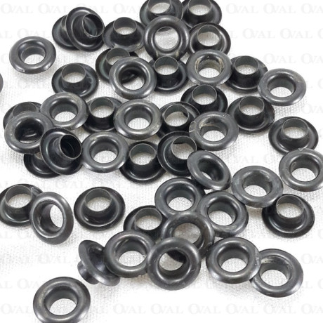 Oczka mosiężne, nierdzewne 5mm/1000szt krótkie 5405