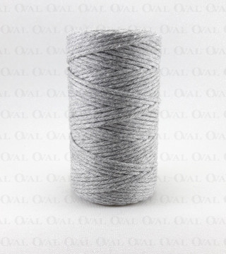 Cotton cord 2mm/50m grey 2340