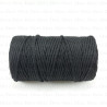 Sznurek bawełniany 2mm/50m czarny 5407