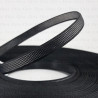 Fiszbiny tkane 6mm/1m czarny 5410