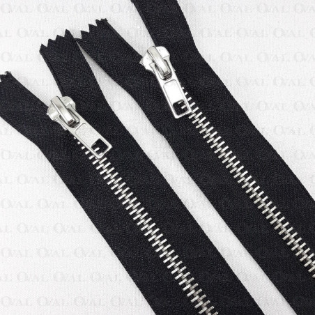 Zamki *5 metalowe 18cm /1szt czarne 5411