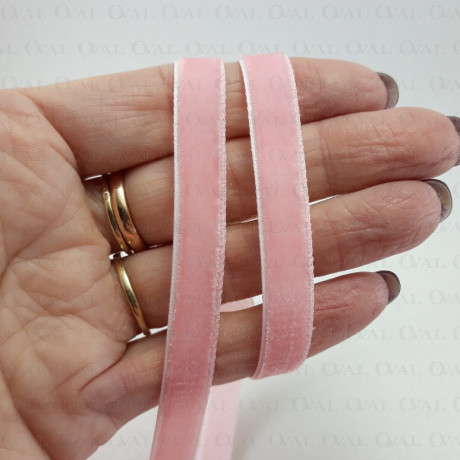 Beige velvet ribbon 9mm/20 yards 2964