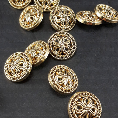 Guziki metalowe 25mm/10 lub100szt 5442