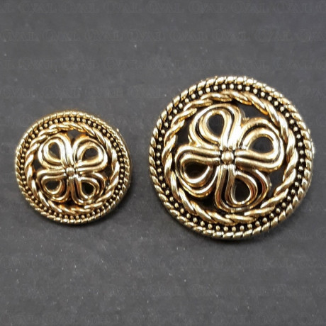 Guziki metalowe 25mm/10 lub100szt 5442