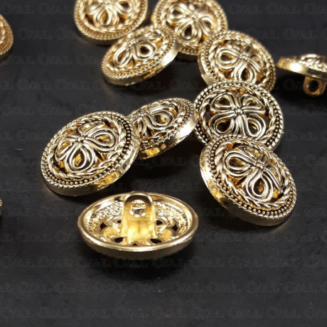 Guziki metalowe 25mm/10 lub100szt 5442