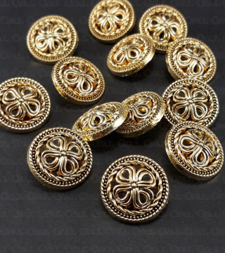 Guziki metalowe 25mm/10 lub100szt 5442