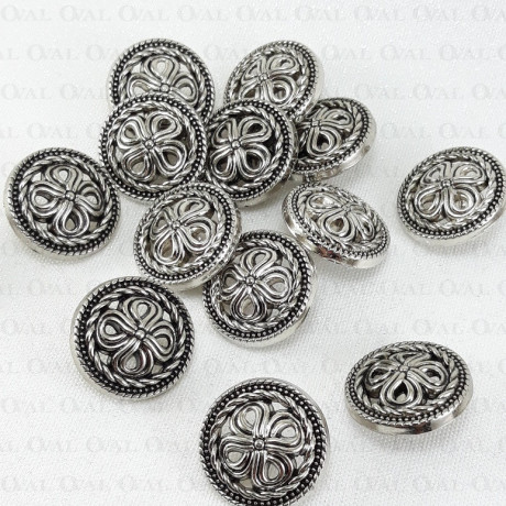 Guziki metalowe 17,5mm/10 lub100szt 5445