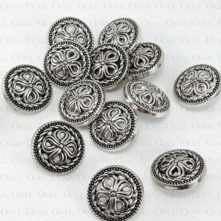 Guziki metalowe 17,5mm/10 lub100szt 5445