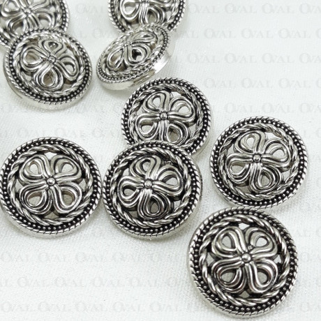 Guziki metalowe 17,5mm/10 lub100szt 5445