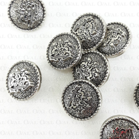 Guziki metalowe 22mm/10 lub100szt 5446