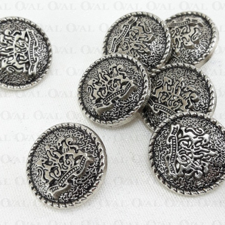 Guziki metalowe 22mm/10 lub100szt 5446