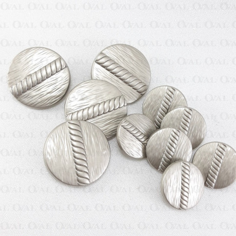 Guziki metalowe 25mm/10 lub100szt 5448