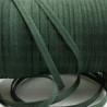Suede bias tape pre-ironed, green no. 500 – 5 linear metres.
