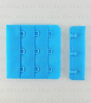 Zapięcie do biustonosza  50mm/1,10 lub 100szt turkus 5452