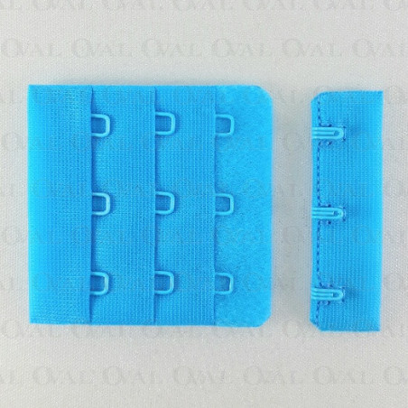 Zapięcie do biustonosza  50mm/1,10 lub 100szt turkus 5452