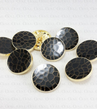 Guziki metalowe 25mm/10 lub100szt 5455