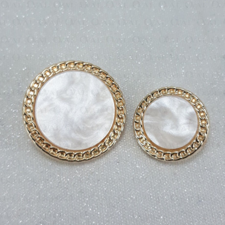 Guziki metalowe 23mm/10 lub100szt 5457