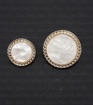 Guziki metalowe 23mm/10 lub100szt 5457