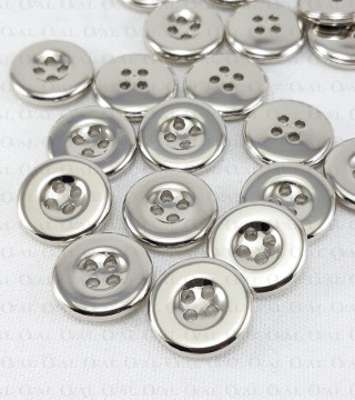Metalised button 13mm/144pcs no. 1033