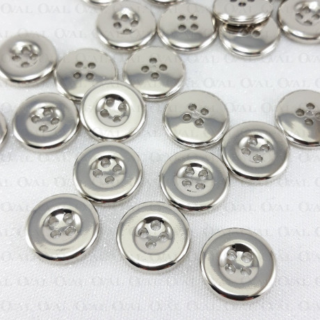 Metalised button 13mm/144pcs no. 1033
