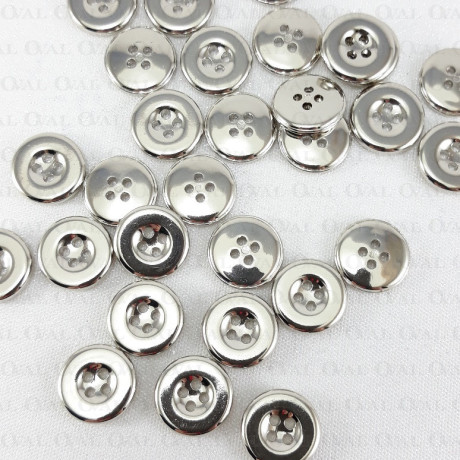 Metalised button 13mm/144pcs no. 1033
