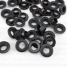 Oczka nierdzewne 6mm/500szt czarne PŁASKIE 4904