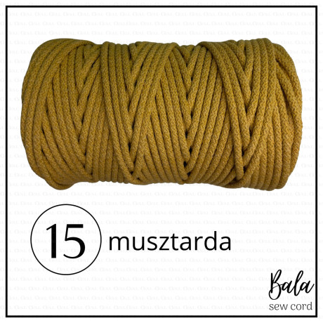 Sznurek bawełniany do szycia 5mm/100m sztywny   5472