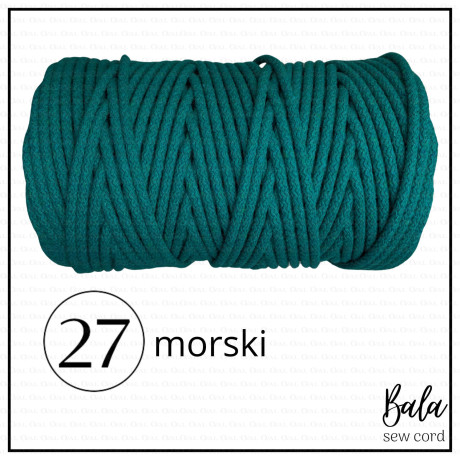 Sznurek bawełniany do szycia 5mm/100m sztywny   5472