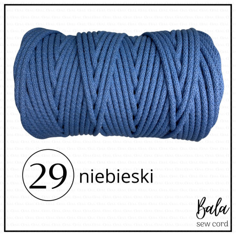 Sznurek bawełniany do szycia 5mm/100m sztywny   5472