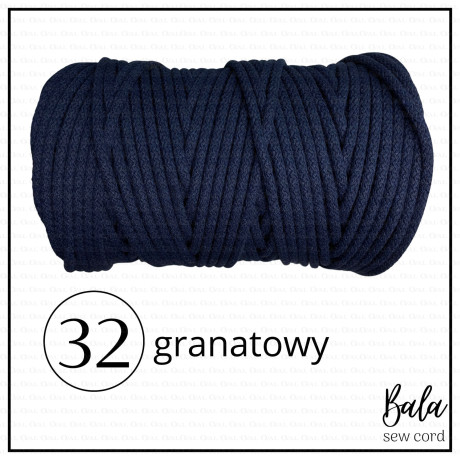 Sznurek bawełniany do szycia 5mm/100m sztywny   5472