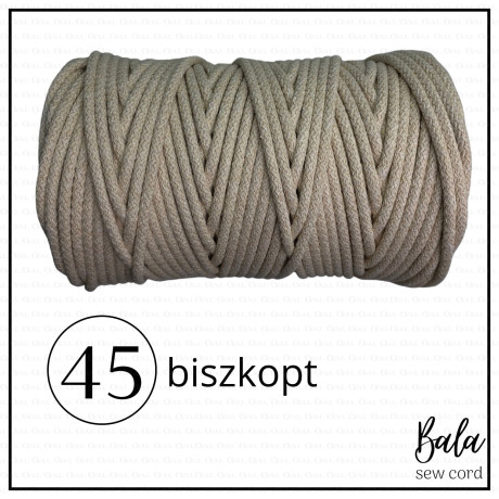 Sznurek bawełniany do szycia 5mm/100m sztywny   5472