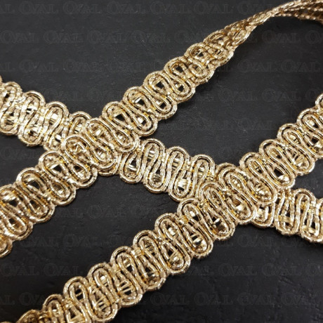 Decorative gold tape 12 m/1 m 1813