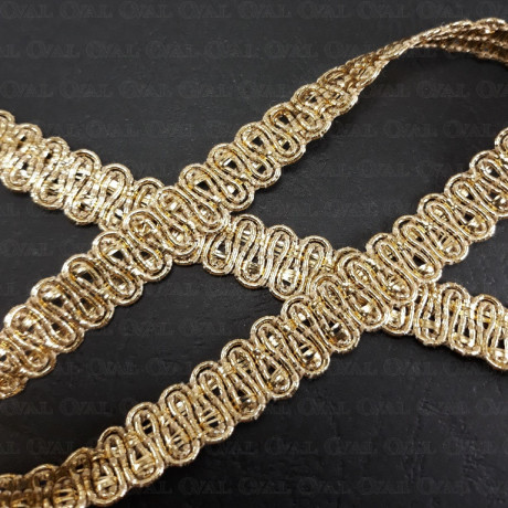 Decorative gold tape 12 m/1 m 1813