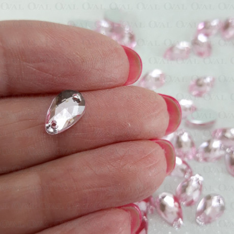 Kamienie akrylowe 6mm x 10mm /100szt 2520