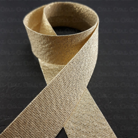 Gold bias tape pressed 20mm/1m 4832
