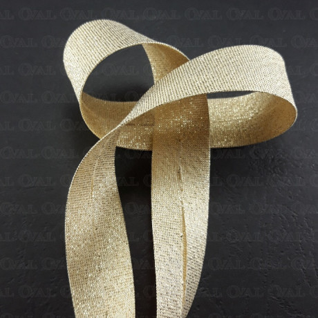 Lamówka złota zaprasowana 20mm/1m  4832