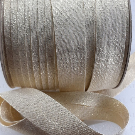 Gold bias tape pressed 20mm/1m 4832