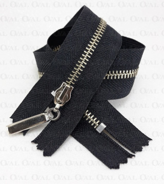 Zamki metalowe 35,50cm czarne nierozdzielcze 5491 PU8