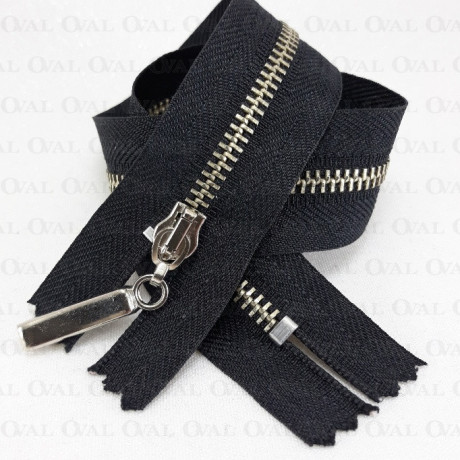 Zamki metalowe 35,50cm czarne nierozdzielcze 5491 PU8