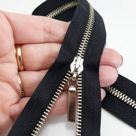 Zamki metalowe 35,50cm czarne nierozdzielcze 5491 PU8 - 28706