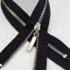 Zamki metalowe 35,50cm czarne nierozdzielcze 5491 PU8