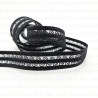 Decorative elastic 12mm /1m black 2022 PU8
